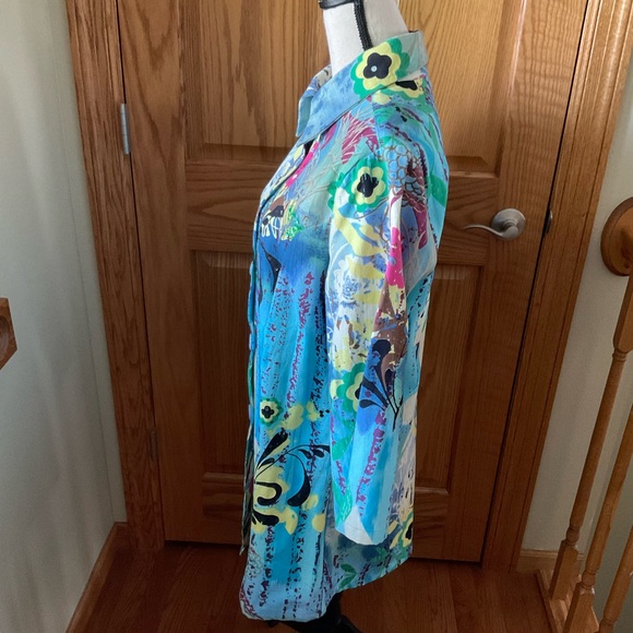 Shana K Button Down Coat, Women’s Sz L - Picture 4 of 13